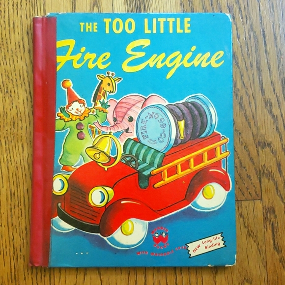 Other - Vintage 50s The Too Little Fire Engine Hardcover Children's Book